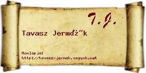 Tavasz Jermák névjegykártya